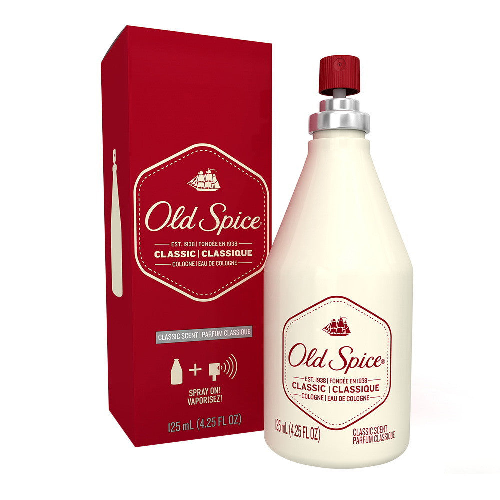 Old Spice Classic Cologne Spray, 4.25 oz